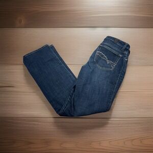 Aura From The Wrangler Women's Jeans Size 8 AVG Blue Denim Straight Leg